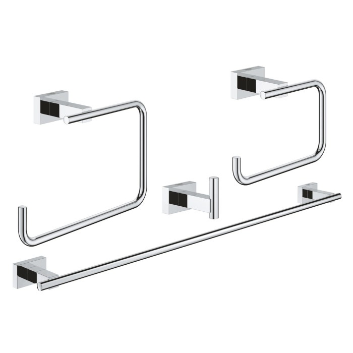 GROHE Essentials Cube 4 in 1 accessory set, 40778001