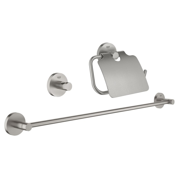 GROHE Essentials aksessuaaride komplekt külaliste tualett 3 in 1, 40775DC1