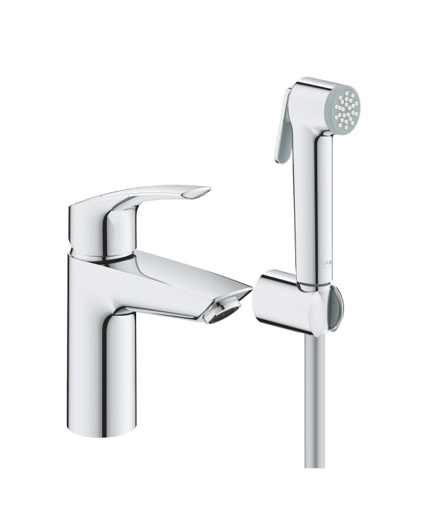 Смеситель для раковины с ручным душем GROHE EuroSmart, 23124003
