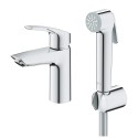 Смеситель для раковины с ручным душем GROHE EuroSmart, 23124003