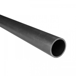 Трубка стальная водо-газовая 20 x 2.6 мм, длина 3 метра, черная