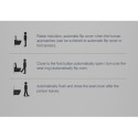 Hanging toilet with bidet function TECE (10 in 1) SET2 Rimless with soft-closing lid and concealed frame with button