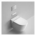 Rippuv WC koos bidetifunktsiooniga TECE (10 in 1) SET2 Rimless pehme sulgemise kaane ja seina sisse paigaldatava raami ning nupu