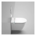Hanging toilet with bidet function TECE (10 in 1) SET2 Rimless with soft-closing lid and concealed frame with button