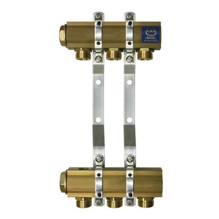 Collector for radiator heating with nipples KAN-therm 9 rings