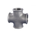 Four-way coupling GRODIZINGER ASSEMBLY PARTS (A.L.) 1 1/2"", galvanized