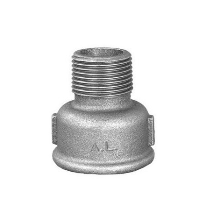 Соединение квадратное GRODITZER FITTINGS (A.L.) 2"" x 1 1/4"" в/наруж., оцинкованное