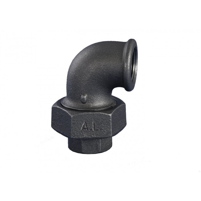 Lammutatakse nurgaliitmik GRODITZER FITTINGS (A.L.) 1 1/2"" v/v, must