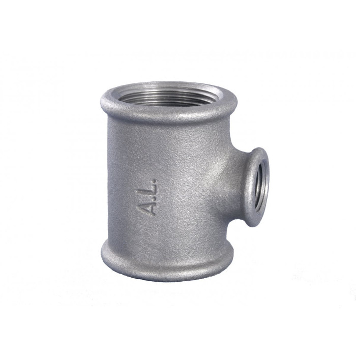 Kolmnurkne reduktsioon nelik GRODITZER FITTINGS (A.L.) 2"" x 1/2"" x 2"", tsinkitud