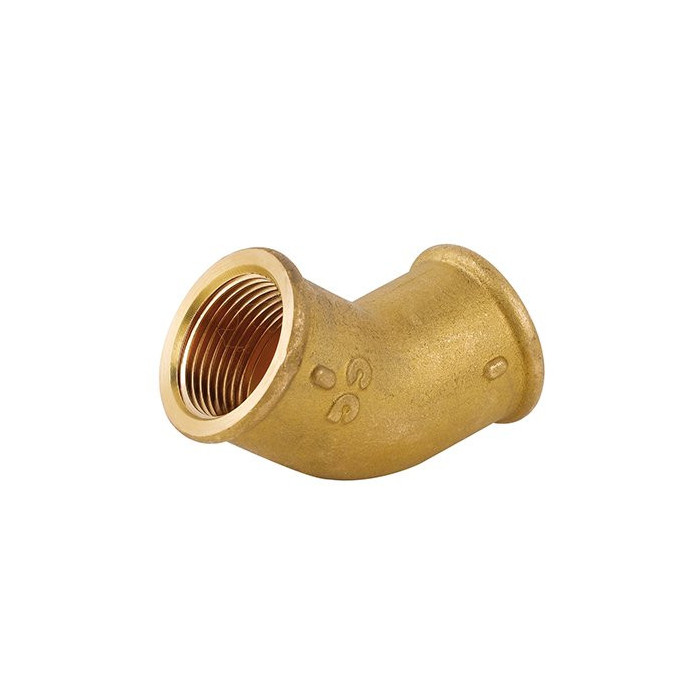 Brass elbow CAVALETTO 2"" v/v - 45°