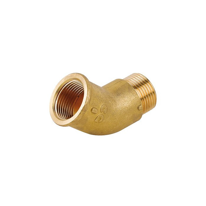 Brass elbow CAVALETTO 3/4"" w/external - 45°
