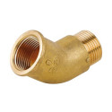 Brass elbow CAVALETTO 1 1/4"" w/outer - 45°