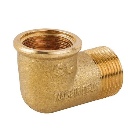 Brass elbow CAVALETTO 3/4"" w/external - 90°