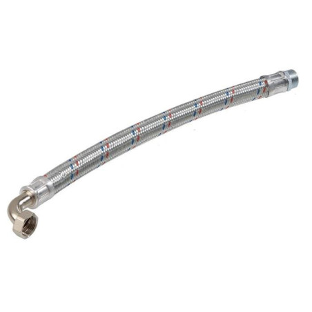 Anti-vibration hose with elbow LUXOR 1"" middle / outer L70 cm