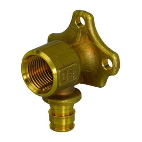 Elbow is secured with UPONOR Q&E evolution 20 x 1/2""
