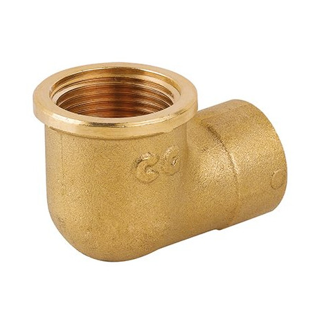 Уголок редукционный латунный CAVALETTO 1"" x 1/2"" в/в - 90°