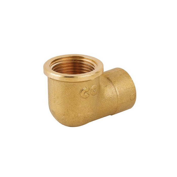 Уголок редукционный латунный CAVALETTO 1"" x 1/2"" в/в - 90°