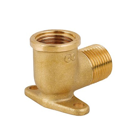 Brass elbow CAVALETTO 1/2"" w/outer - 90°