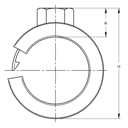 Kandiklis mürasummutiga MEFA 18 mm (M8)