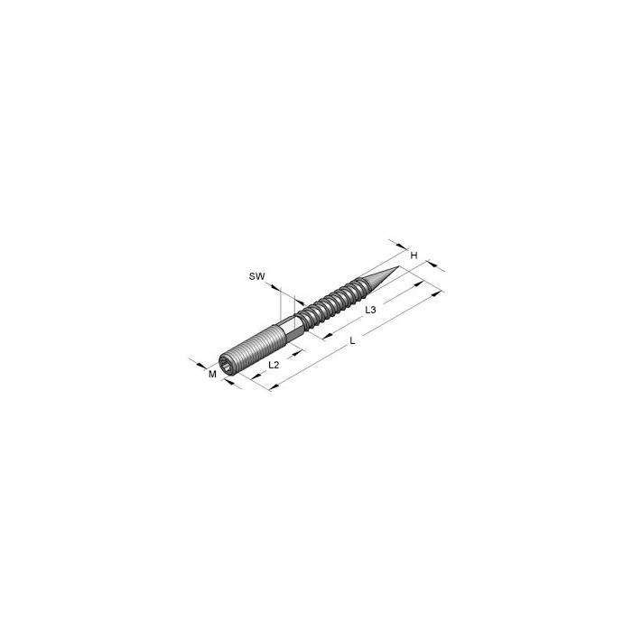 Toruklamber MEFA M8 x 140 mm jaoks