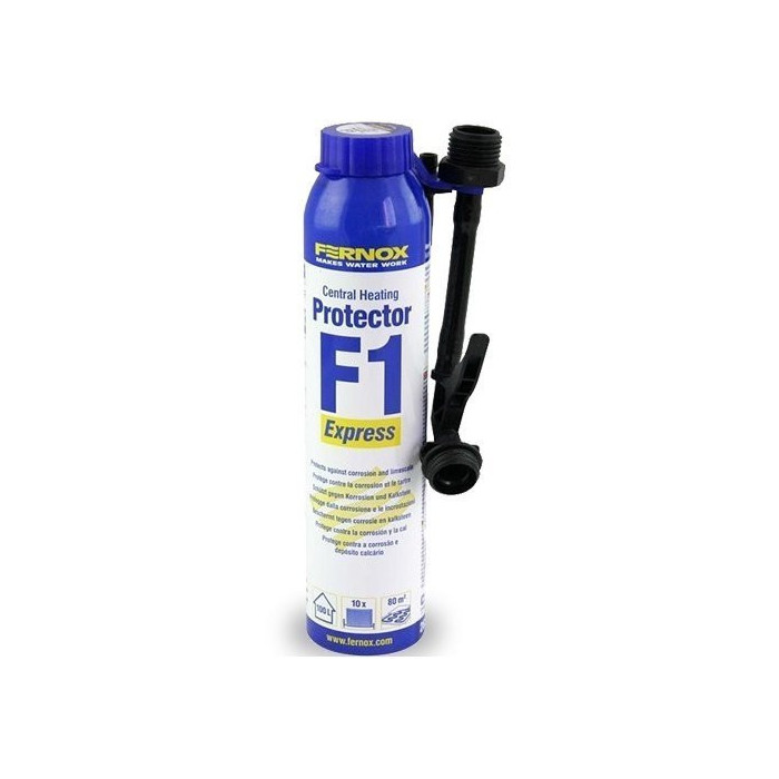 The composition of the corrosion inhibitor includes FERNOX Protector F1 Express 500 ml.