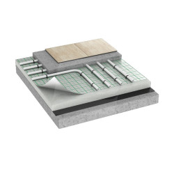 Aluminum foil for underfloor heating EUROVENT Alufloor