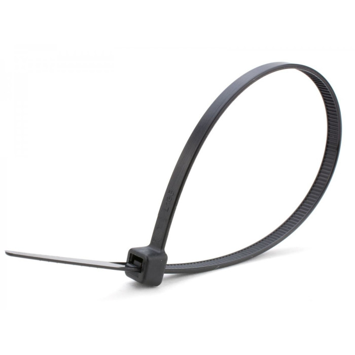 Пластиковые застежки-ремешки 3.6 x 150 мм, черные (100 шт)