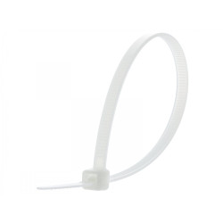 Plastic zip ties 4.8 x 350 mm, white (100 pcs.)