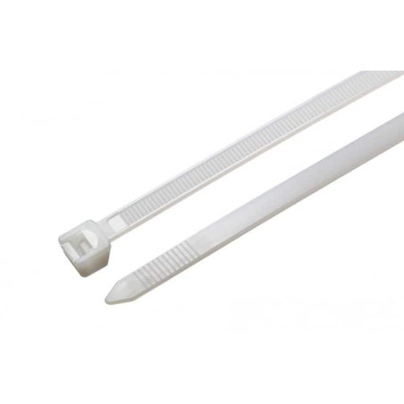 Plastic zip ties 2.5 x 200 mm, black (100 pcs.)