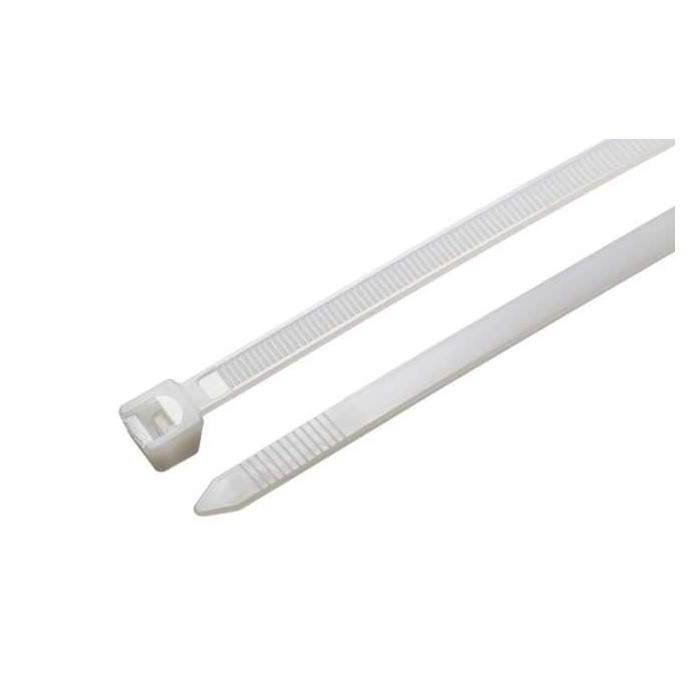 Kummist tõmblukud 7.6 x 150 mm, mustad (100 tk)