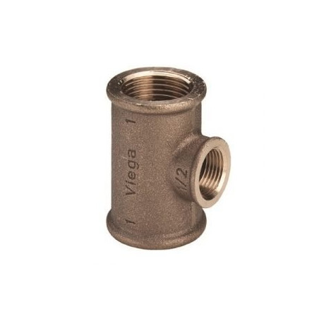 Тройник редукционный бронзовый VIEGA 3/4"" x 1/2"" x 3/4"" в/в/в