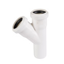 OSTENDORF HT-system DN 40 x 45° internal sewage tee, white
