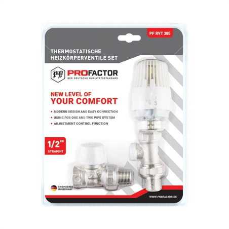 Radiaatorite ühendamise komplektid PROFACTOR (3 in 1) - 1/2""
