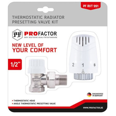 PROFACTOR radiator charging kits (2 in 1) - 1/2"" angled