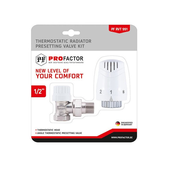 PROFACTOR radiator charging kits (2 in 1) - 1/2"" angled