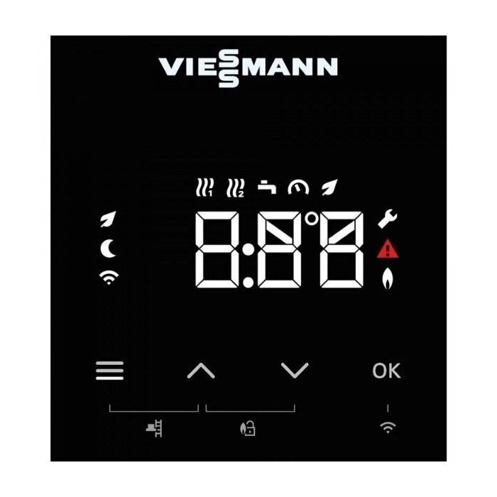 Gas condensing boiler VIESSMANN Vitodens 100-W, 3.2-25.0 kW with the option to connect a storage water heater, Z022860