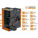 Granuleeritud katel AUKŠTAITIJOS KATILAI Pellet Uni 16 kW