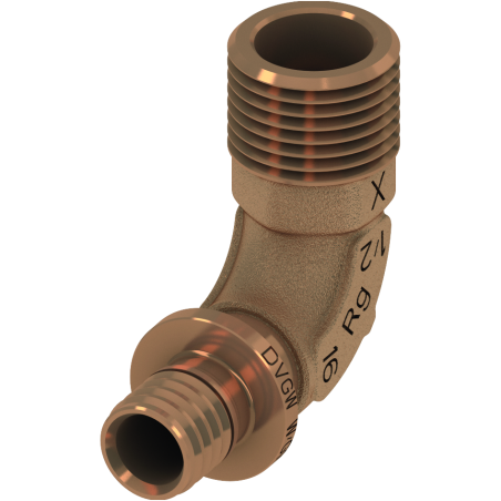 Bronze elbow TECEflex 16 x 1/2" exterior