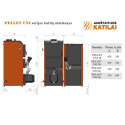 Granular boiler AUKŠTAITIJOS KATILAI Pellet Uni 20 kW