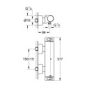 Termostaatiline dušisegisti GROHE Grohtherm 2000, 34469001