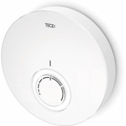 Glazed chamber thermostat cover (white glass, white housing) TECE floors DT