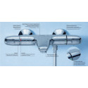 Термостатический смеситель для ванны - душ GROHE Grohtherm 1000 Новый, 34155003