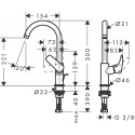 Kitchen (sink) faucet HANSGROHE Logis 71130000