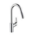 Köök (kraanikauss) segisti väljatõmmatava kraaniga HANSGROHE Focus, 31815000