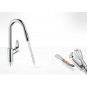 Kitchen (sink) faucet with pull-out spout HANSGROHE Focus, 31815000