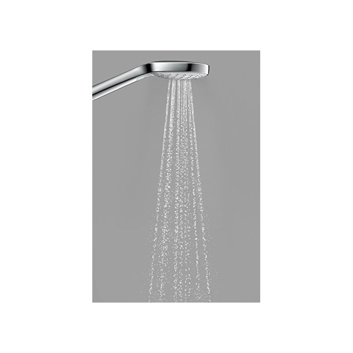 Dušipea HANSGROHE Croma Select S 3jet, Vario Ecosmart, kroom/valge, 26803400