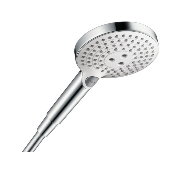 Shower Head HANSGROHE Raindance Select S 120 Ecosmart, chrome/white, 26531400