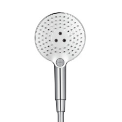 Душевая насадка HANSGROHE Raindance Select S 120 Ecosmart, хром/белый, 26531400