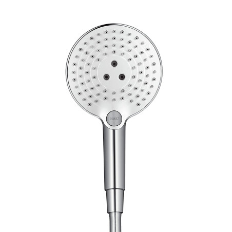 Shower Head HANSGROHE Raindance Select S 120 Ecosmart, chrome/white, 26531400