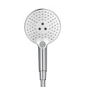 Dušipea HANSGROHE Raindance Select S 120 Ecosmart, kroom/valge, 26531400